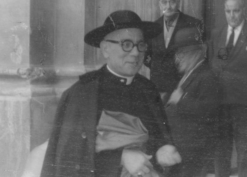 Don Augusto Pizzigallo nel 1954