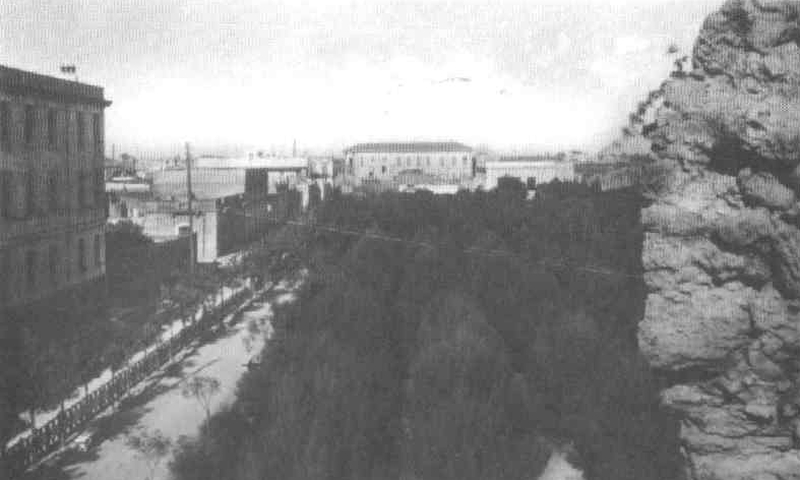 Il Parco della Rimembranza visto dal Bastione San Giacomo