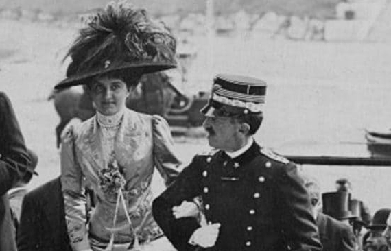ll re Vittorio Emanuele III con la regina Elena