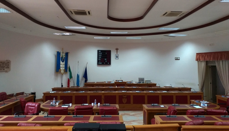 Sala consigliare della Provincia di Brindisi
