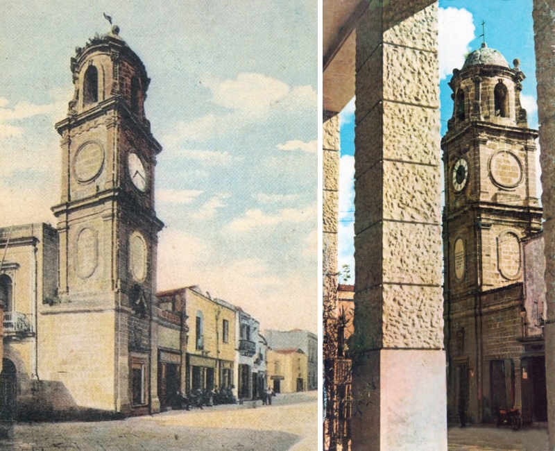 La Torre dell'Orologio, rare immagini a colori (a dx ph. Nuccio Cappello)