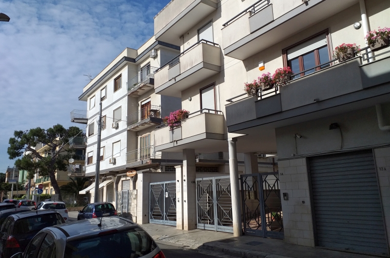 Via Ammiraglio Cagni nel 2021, il luogo dove sorgeva il cinema Lucia