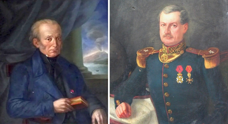 Ritratti di Teodoro Monticelli e Benedetto Marzolla