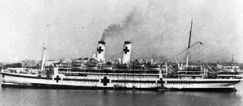 La nave ospedale Gradisca (da Wikipedia)