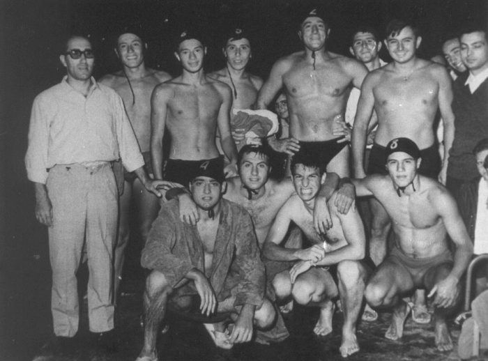 Formazione del Centrosport partecipante al campionato di pallanuoto di serie C, anno 1965