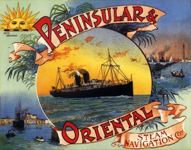 Manifesto della Peninsular and Oriental Steam Navigation