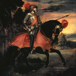 Carlo V ritratto da Tiziano