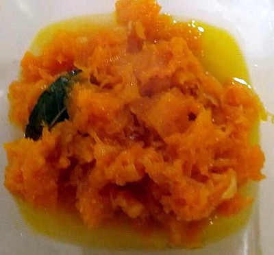 Zucca e ricotta forte (foto Adelaide Molfetta)